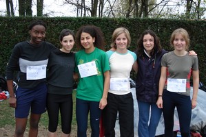 Novembre 2006 équipe cadettes  au cross départemental à Ville la Grand